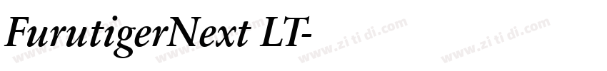 FurutigerNext LT字体转换